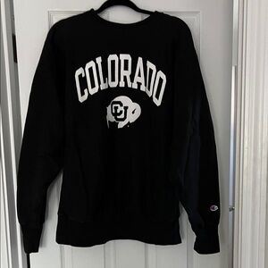 Champion Black Colorado Crewneck Sweatshirt